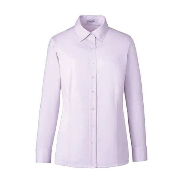 長袖シャツブラウス 事務服 24-8169-0101 5号 ENJOY EWB690(ピンク)