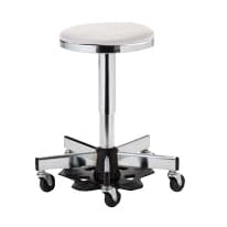 マツヨシ ハンズフリーチェア 手術室用椅子 24-8268-0004 ホワイト MATSUYOSHI MY-N3400