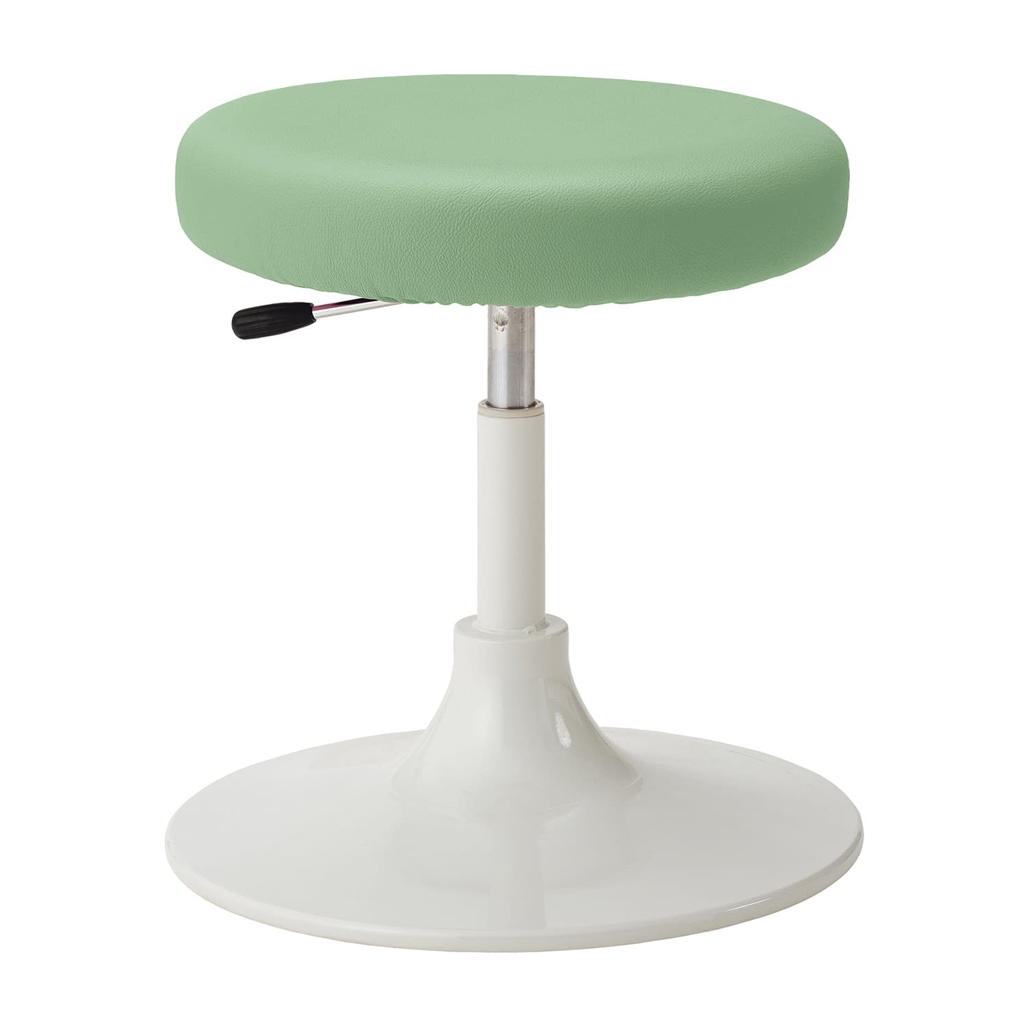 マツヨシ クランケチェア(背無) 樹脂プロテクターなし 診察椅子 24-8958-0001 アップルグリーン MATSUYOSHI MY-N3246