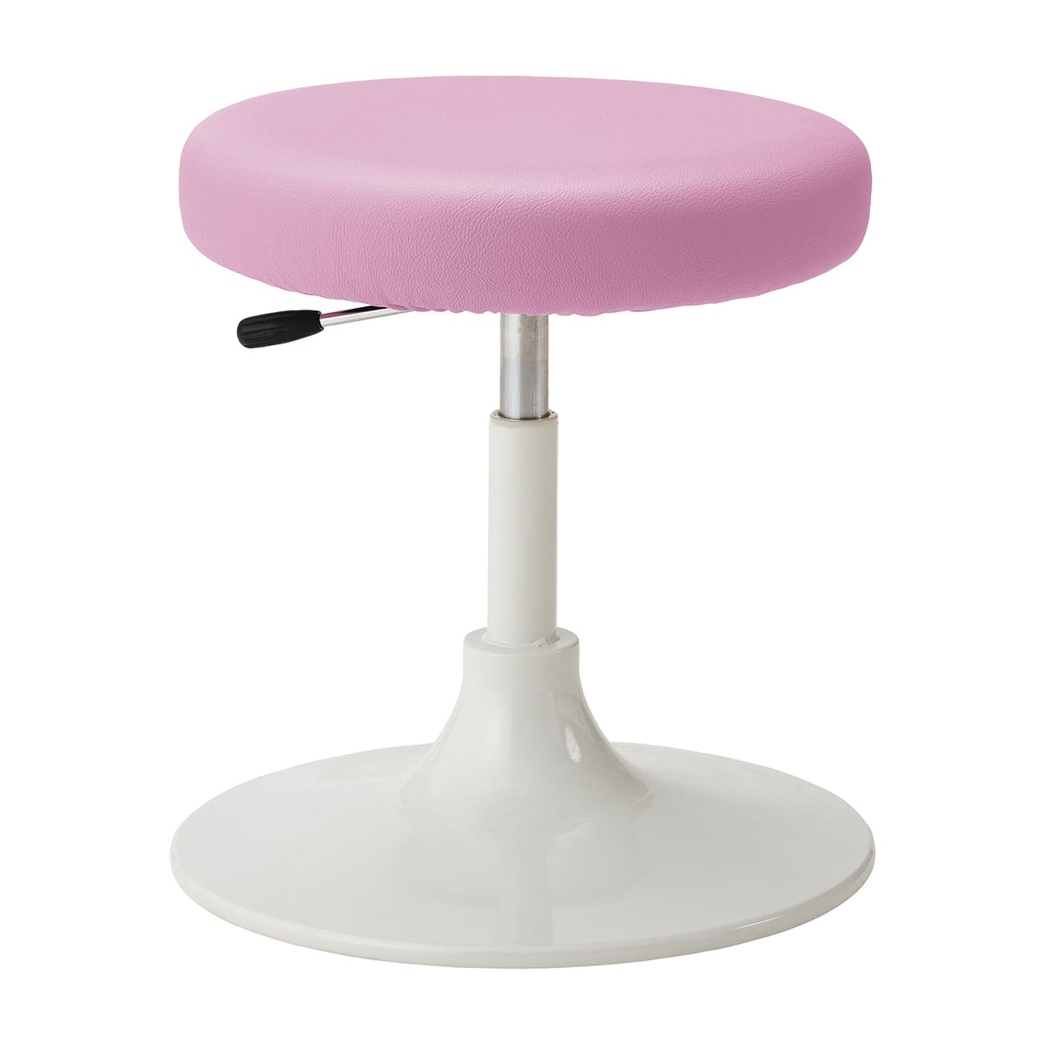 マツヨシ クランケチェア(背無) 樹脂プロテクターなし 診察椅子 24-8958-0002 チェリーピンク MATSUYOSHI MY-N3246