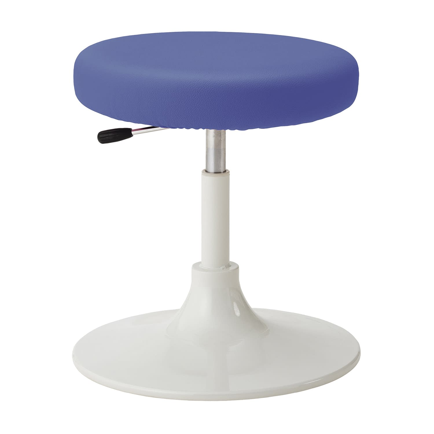 マツヨシ クランケチェア(背無) 樹脂プロテクターなし 診察椅子 24-8958-0004 プラムブルー MATSUYOSHI MY-N3246