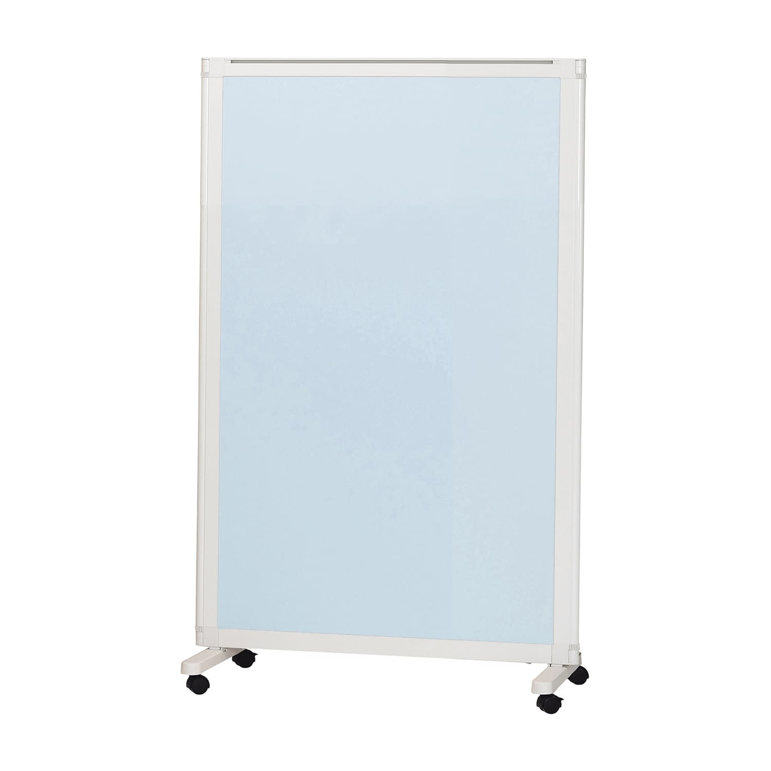 マツヨシキャスター付スクリーン(単体 衝立 24-8959-0002 スカイブルー MATSUYOSHI MY-N3580(90X150CM)