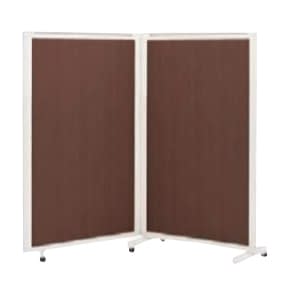 マツヨシ木目柄スクリーン(2連) 衝立 24-8961-0002 オーク MATSUYOSHI MY-N3590(180X150CM)