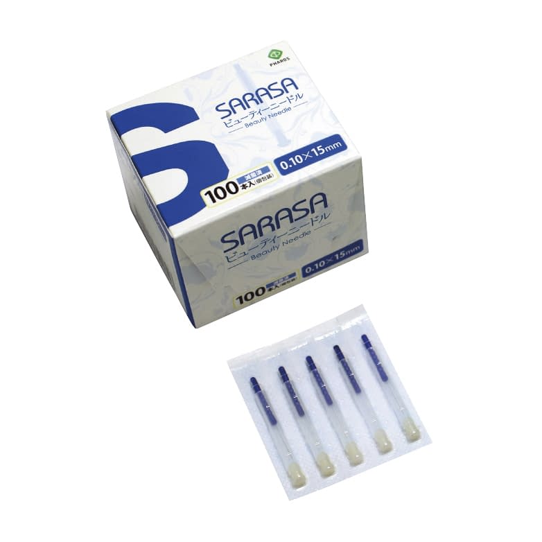 SARASAビューティーニードル 03番5分 25-2066-00 ファロス 03(0.10MM)15MM(100ホン