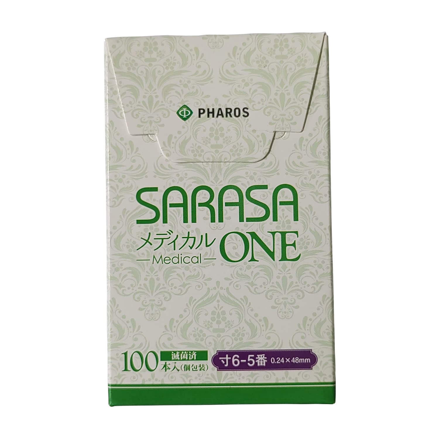 SARASAメディカルONE 寸6-5番 25-2067-09 ファロス 5(0.24MM)48MM(100ホン)