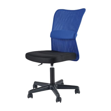 医療福祉施設向けメッシュバックチェア 24-8968-01 ニシキ工業 CMV-92-BL(ブルー)