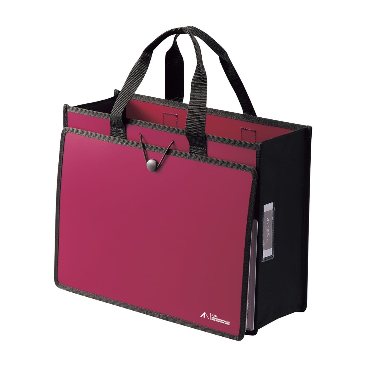 ツールバッグ(P．P．) 訪問介護バッグ 25-5116-00 LIHITLAB． A7773-3(レッド)