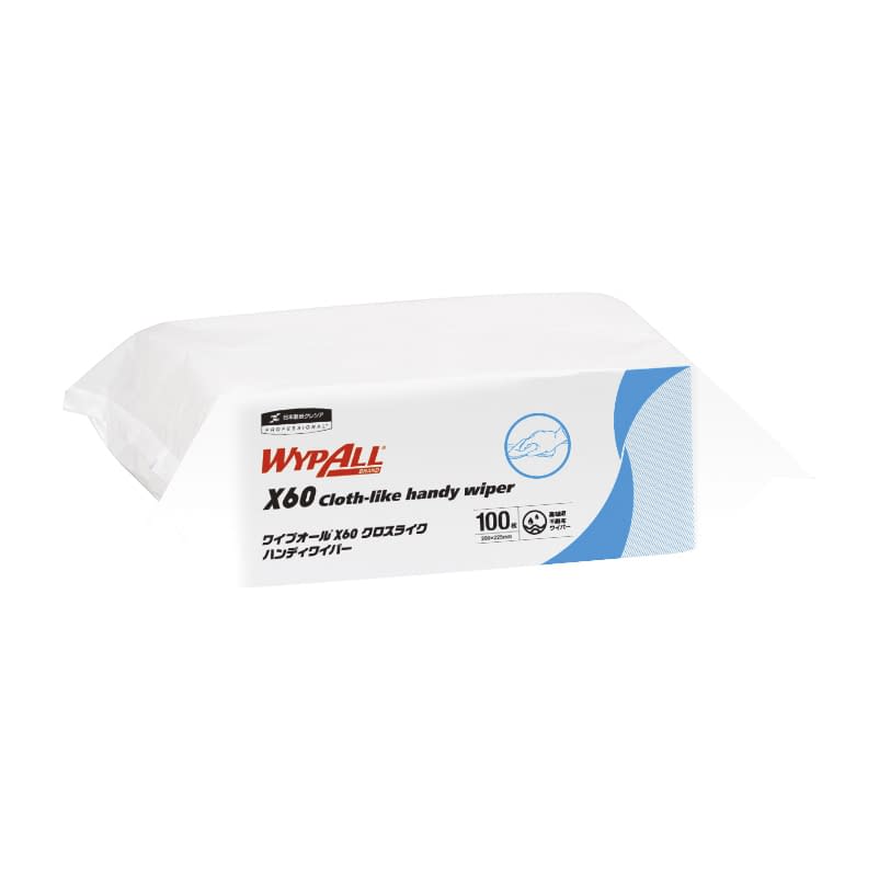 ワイプオールX60ハンディワイパー 不織布ワイパー 24-8828-00 ワイプオール 60535(100マイX16パック)
