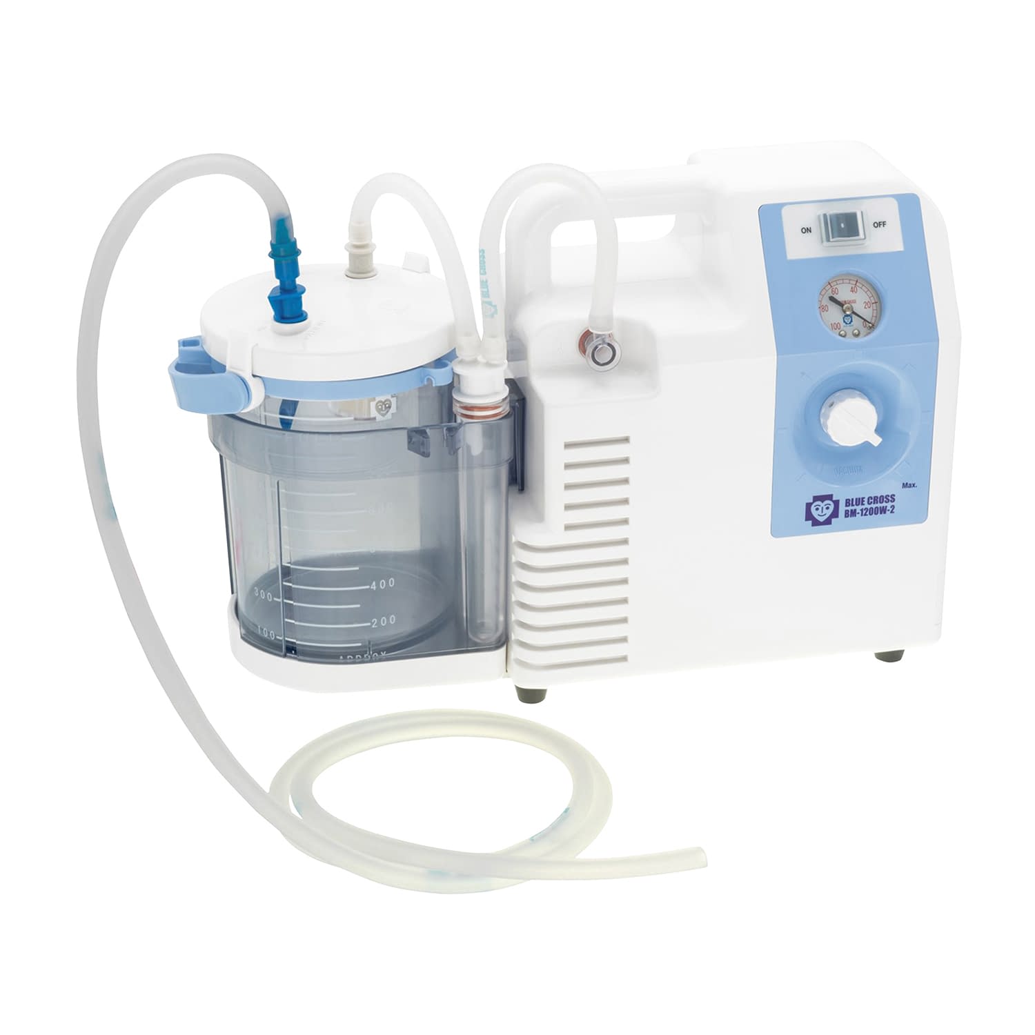 卓上型吸引器 小型吸引器 24-8525-00 ブルークロス・エマージェンシー BM-1200W-2(ブルー)