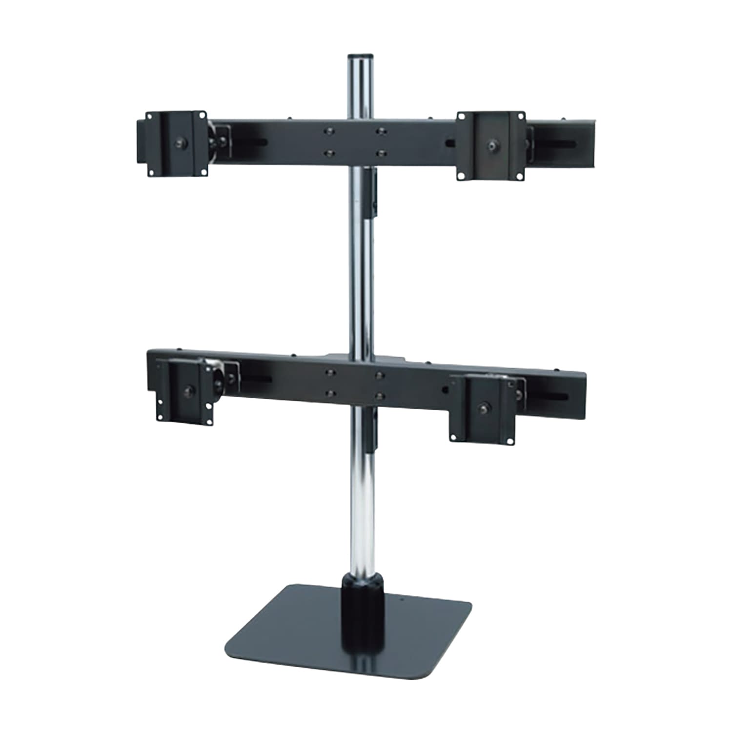 ダブルスタンド(4面タイプ2×2段) 上下左右4面設置型 25-7361-02 日本フォームサービス FFP-4AXY-800-QR