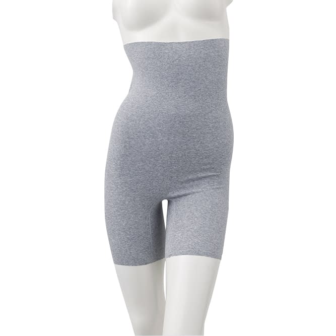 やわらかウエストショーツ 25-2076-06 アルケア 21093(L)グレーモク