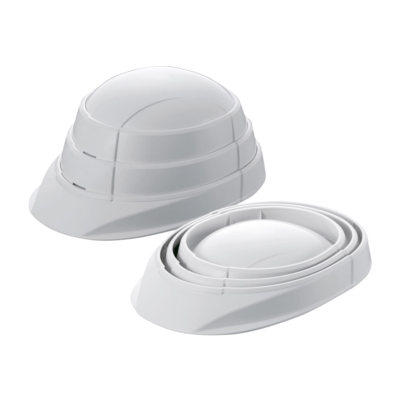 防災用ヘルメット セーフメット 折りたたみヘルメット 24-9140-00 明石スクールユニフォームカンパニー THKG0001(ホワイト)