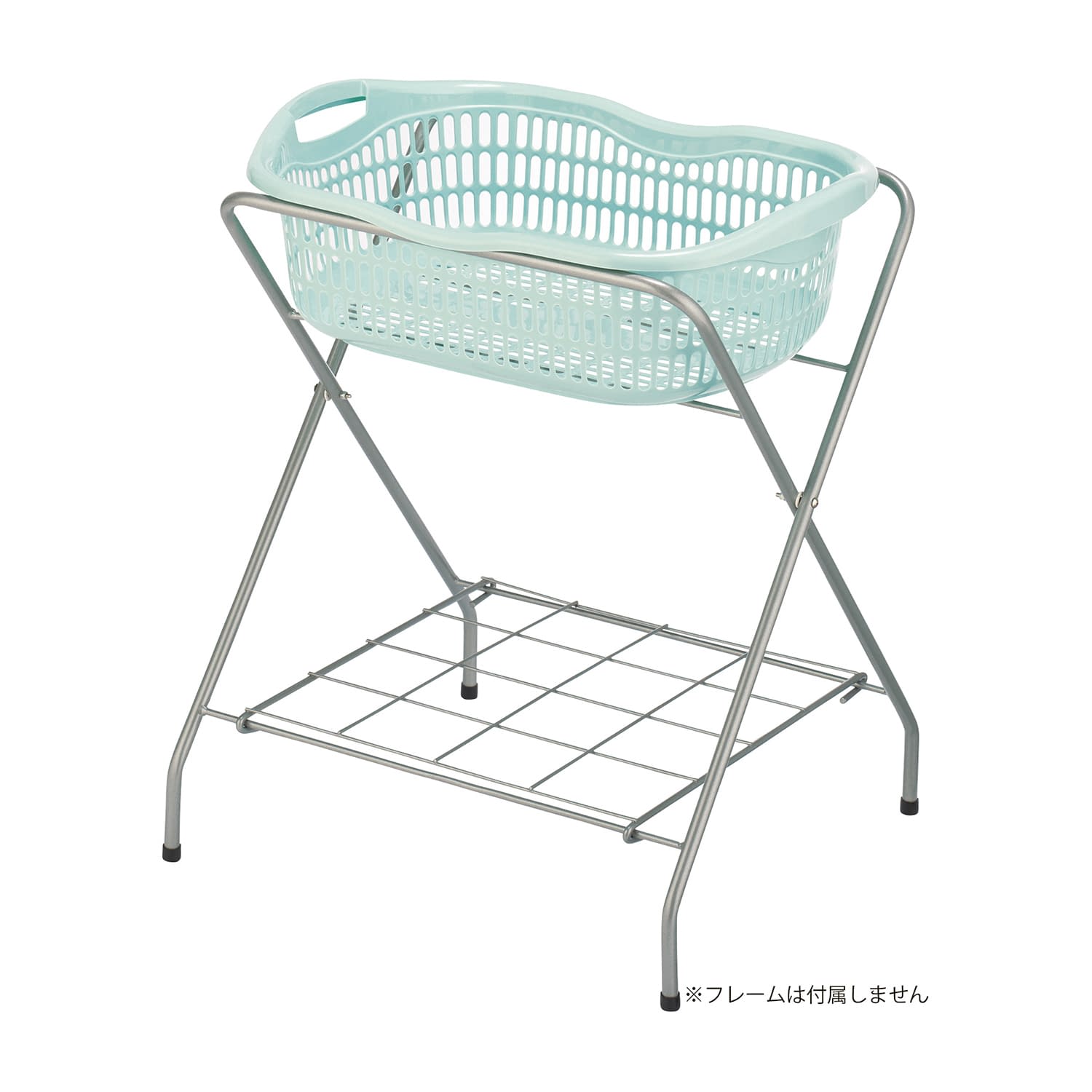 マツヨシ SN脱衣カゴ用カゴのみ 衣類カゴ 24-4502-03 MATSUYOSHI SN-BK12(ミントブルー)