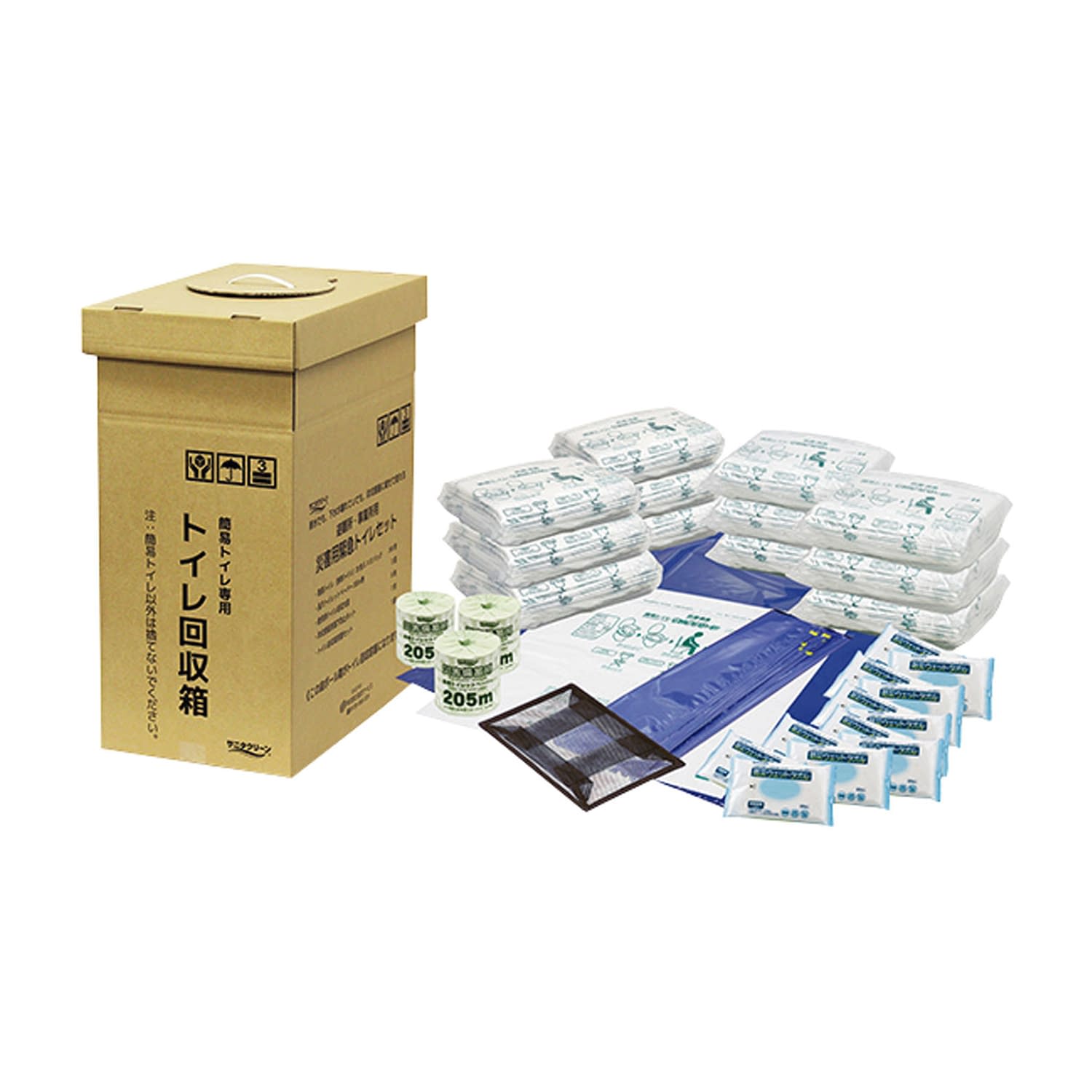 災害用緊急トイレセットII 24-9046-00 総合サービス BS-137