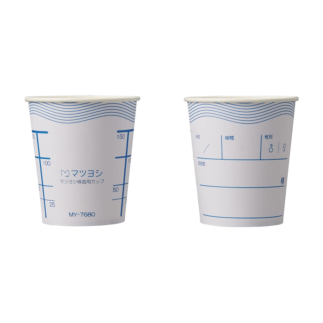 マツヨシ検査用カップ(ケース) 検尿コップ 24-8655-01 マツヨシ MY-7680(205ML)3000コ