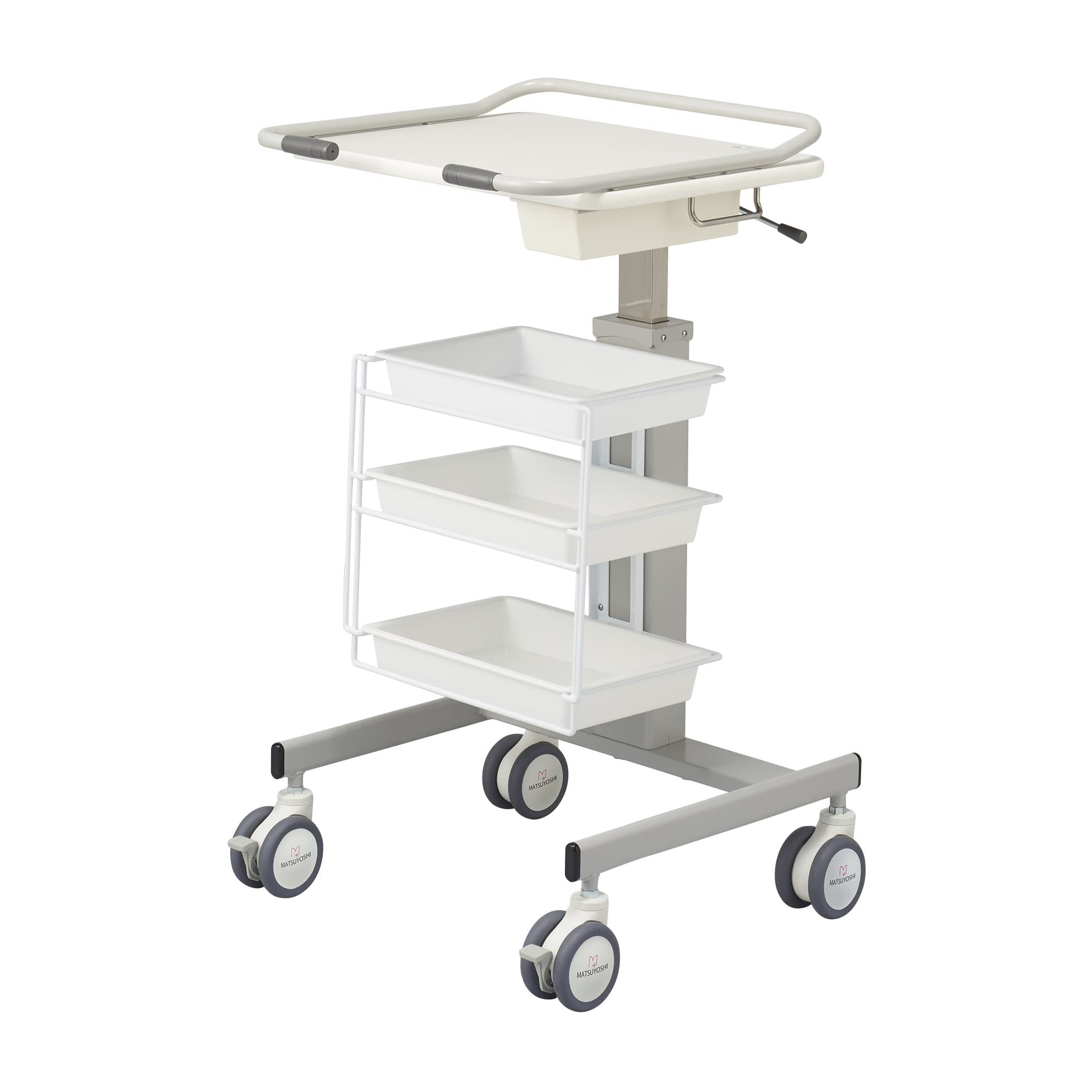マツヨシ ナースカート カート(電子カルテ用) 24-8638-00 MATSUYOSHI MY-NSCT01