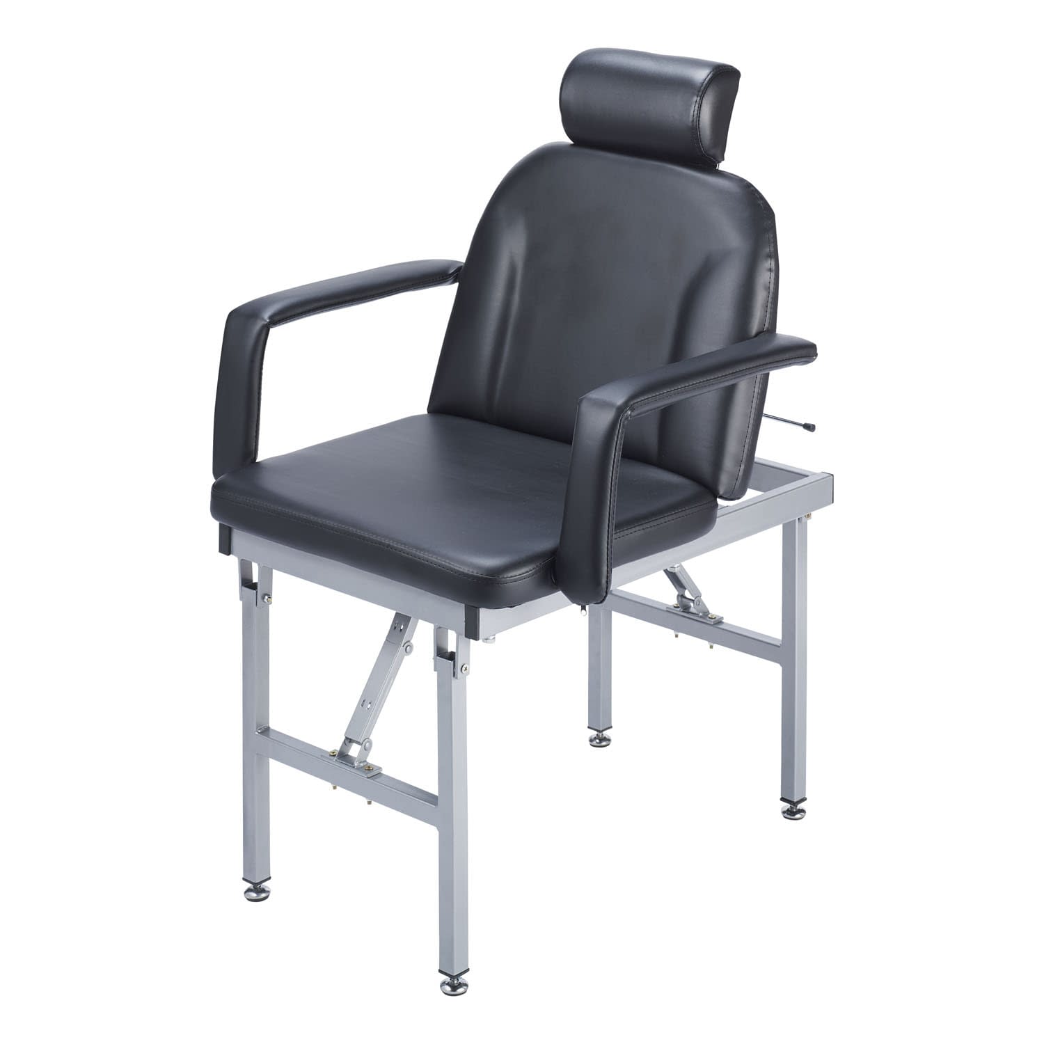 折りたたみシャンプーチェア ヘッドレスト有り 24-9086-01 西村製作所 49930(CB-932)ヘッドレスト