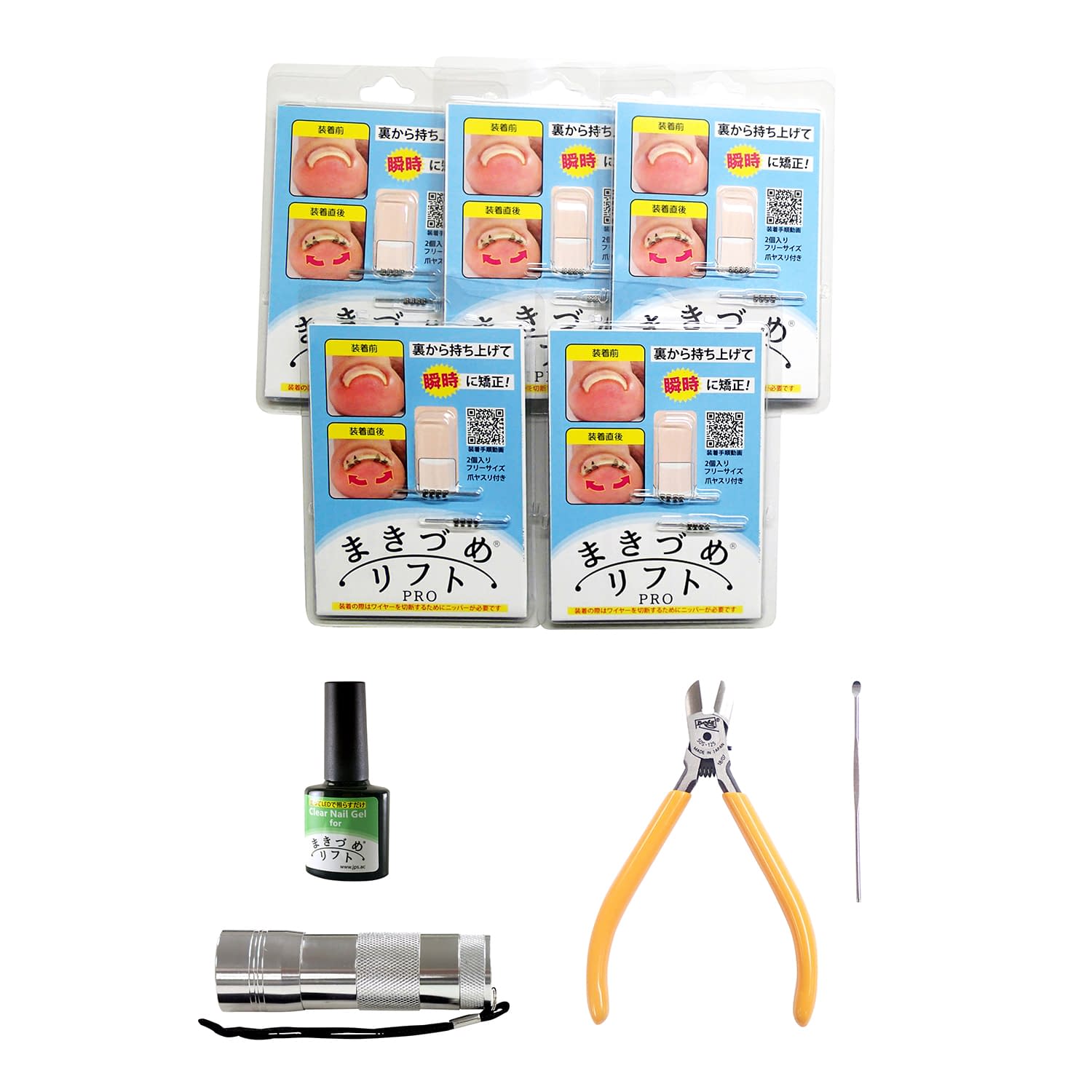 まきづめリフトPROスターターセット 巻き爪用クリップ 24-7503-01 JPS MLSS