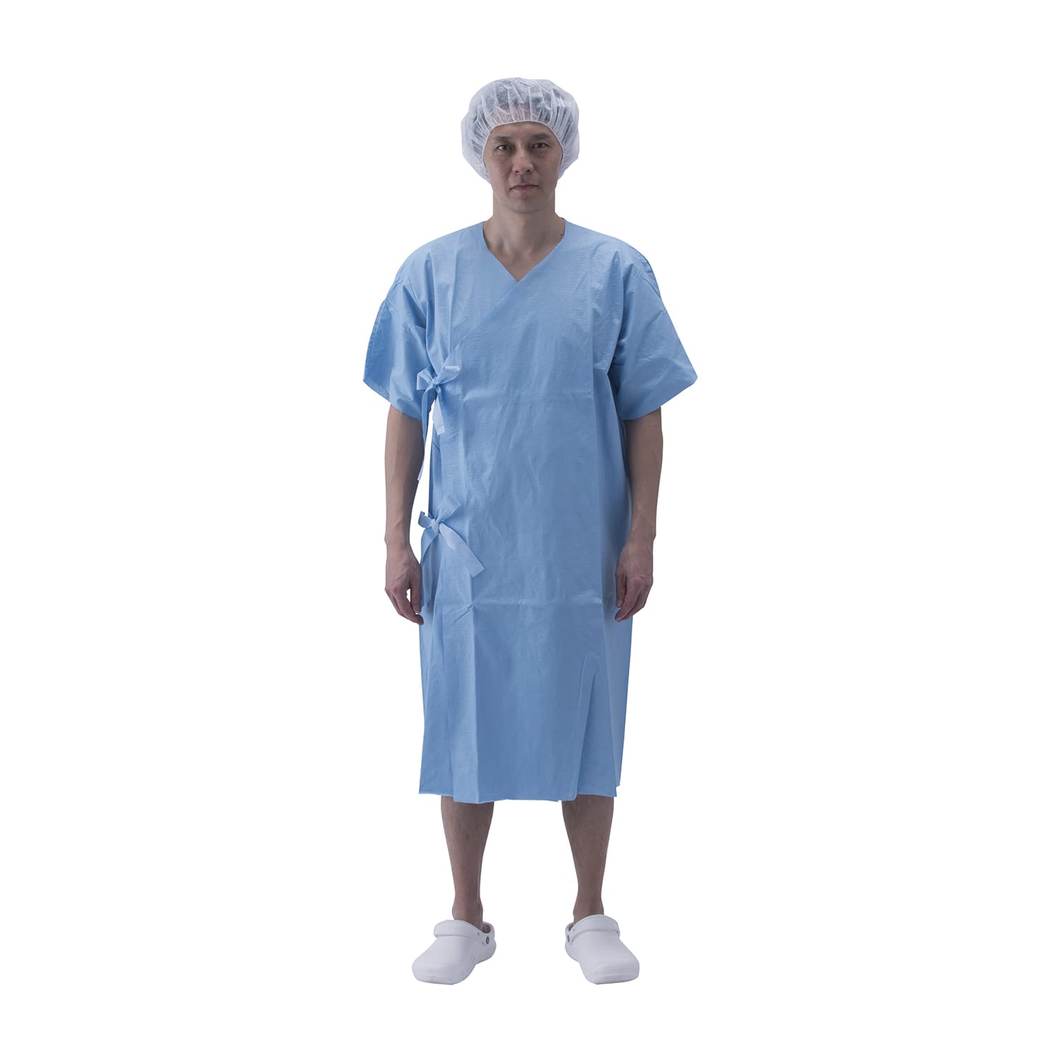 使い捨ての患者用ガウン 24-9243-01 ホギメディカル KG-11(50マイイリ)フリー