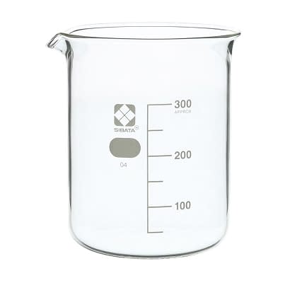 柴田 ビーカー(目安目盛付) 24-9105-04 柴田科学 300ML(010020-300A)