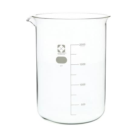 ビーカー(目安目盛付) 24-9105-07 柴田科学 2L(010020-2000)