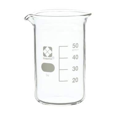 柴田 トールビーカー(目安目盛付) 24-9106-00 柴田科学 50ML(010040-50A)