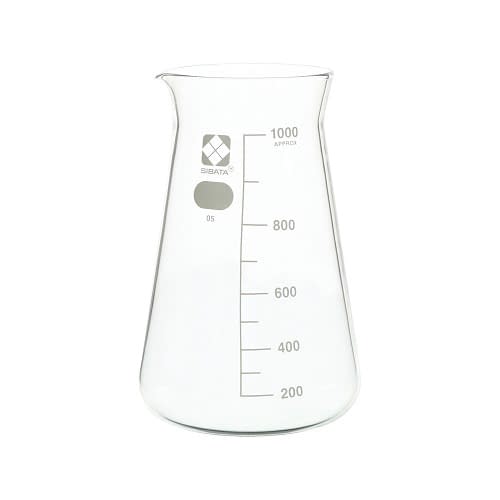 柴田 コニカルビーカー(目安目盛付) 24-9107-05 柴田科学 1L(010050-1000A)