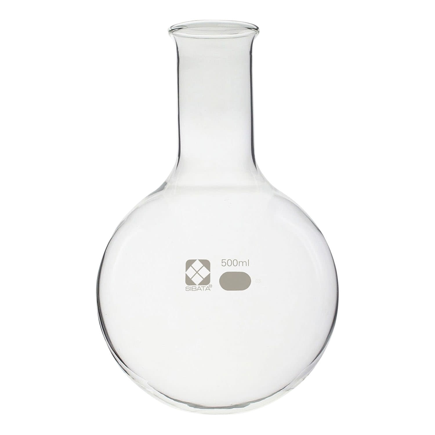 柴田 丸底フラスコ 24-9109-03 柴田科学 500ML(010500-500A)