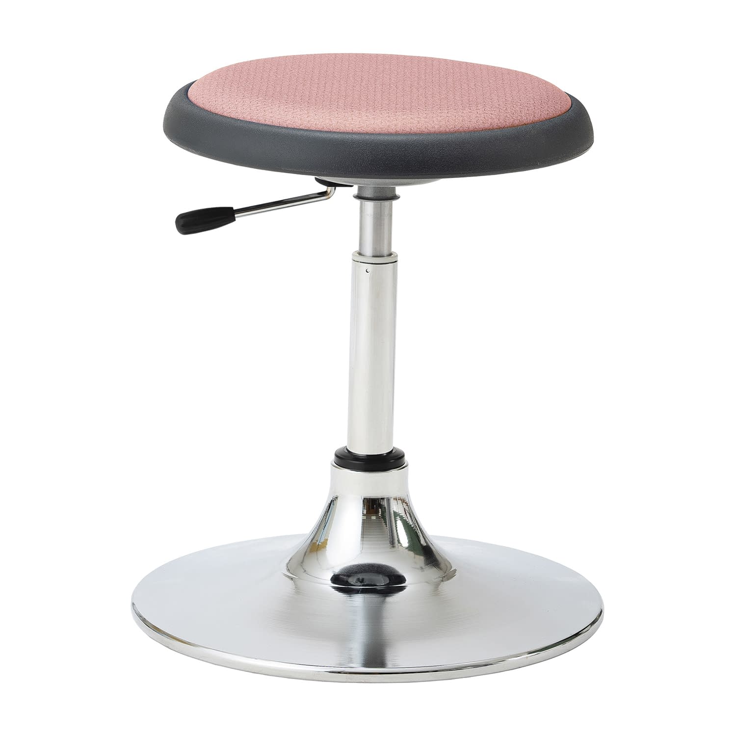 マツヨシ クランケチェア 円形ベース 診察椅子 24-9115-0004 ピンク MATSUYOSHI MY-N3540N