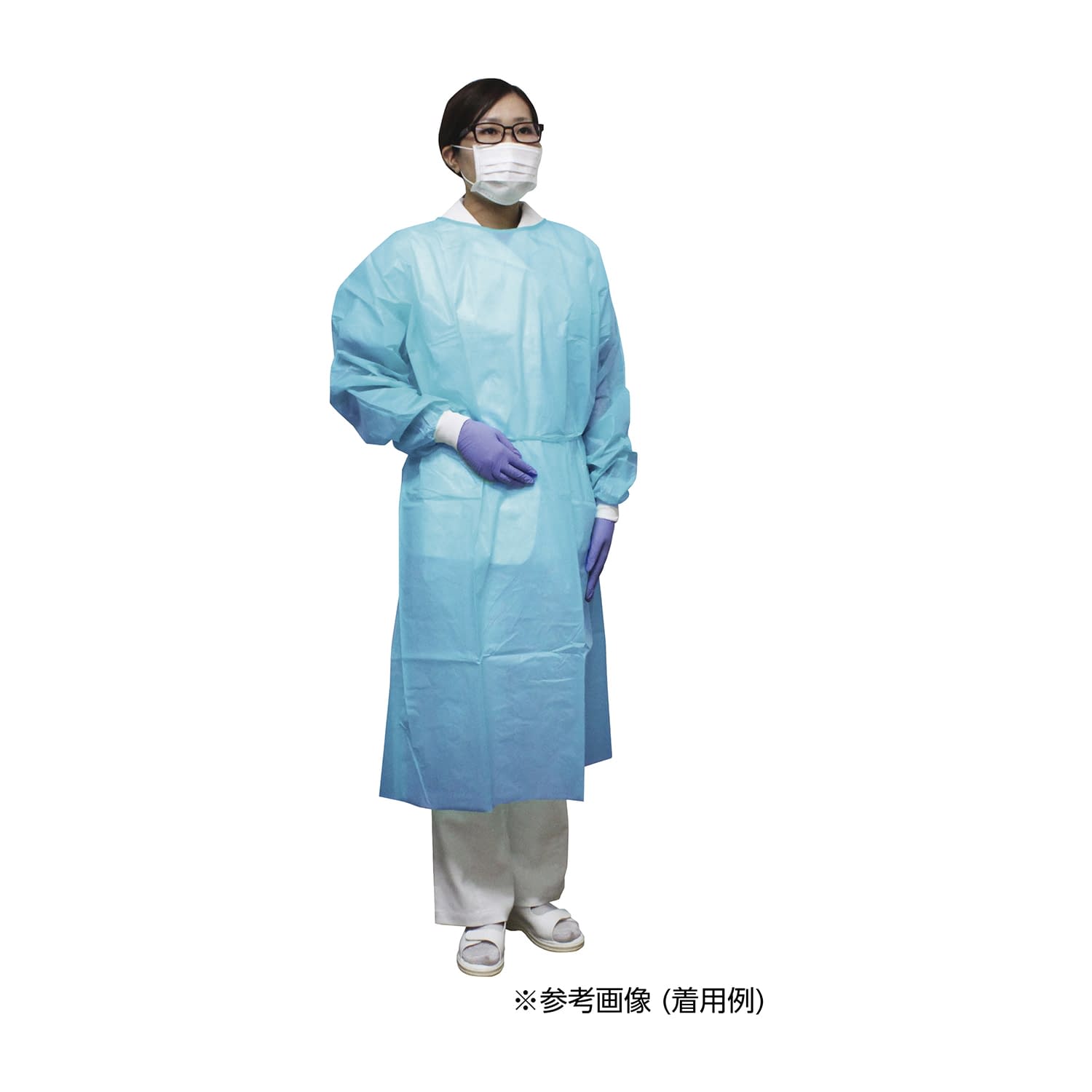 撥水ISガウン122 25-3462-00 ファーストレイト FR-122(ライトブルー)10マイ