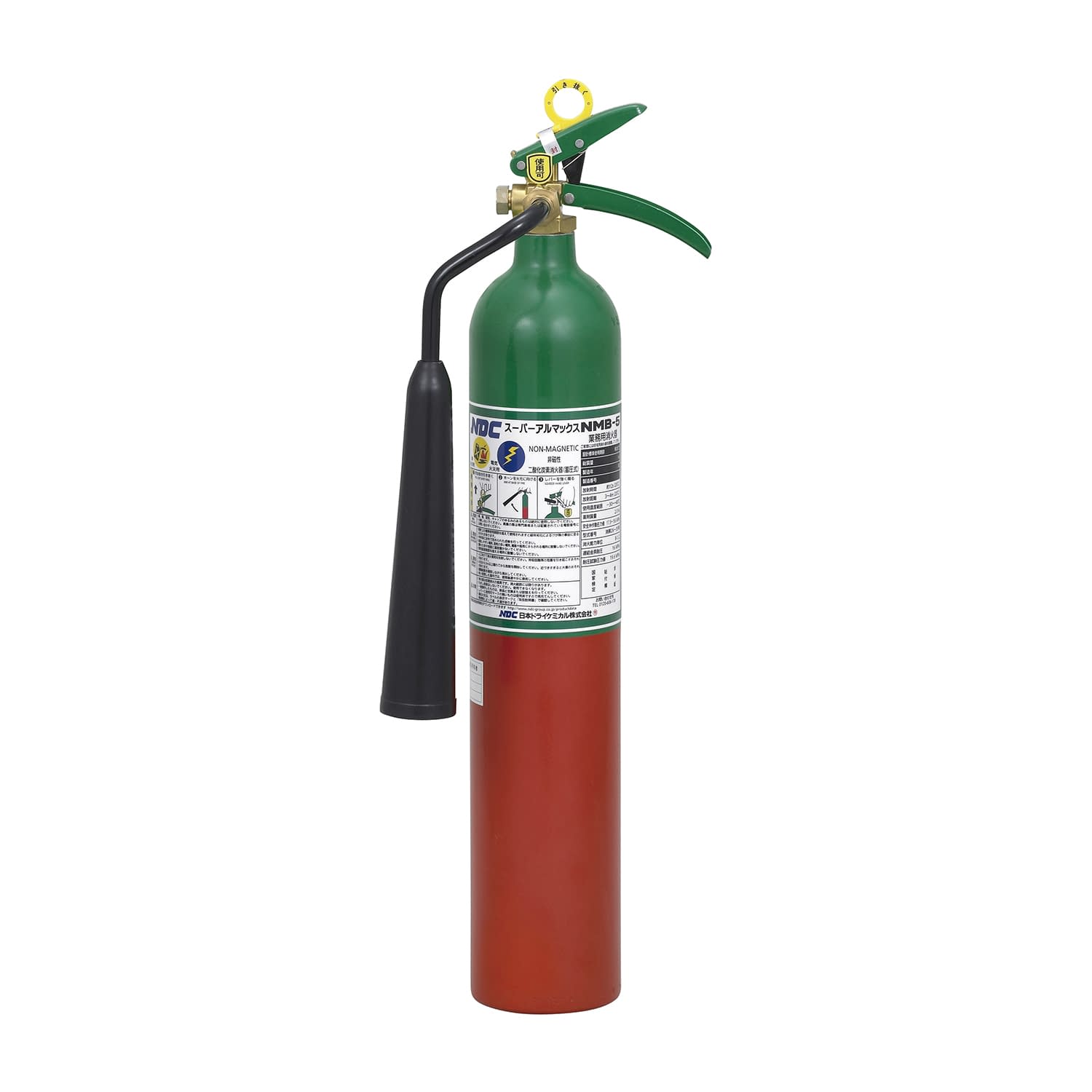 磁気発生機器対応CO2消火器 24-9156-00 日本ドライケミカル スーパーアルマックスNMB-5