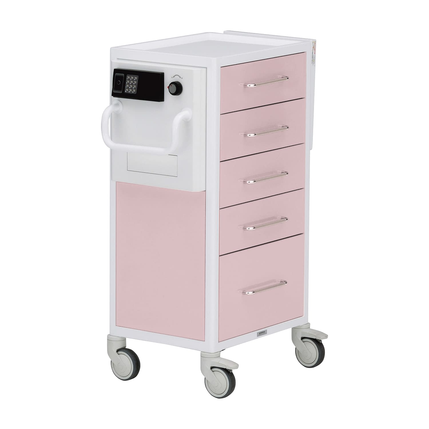 救急カート(ICタイプ)S ICタイプ、typeS、5段 エマージェンシーカート 24-9149-0003 ピンク ケルン KC-1330(5ダン)
