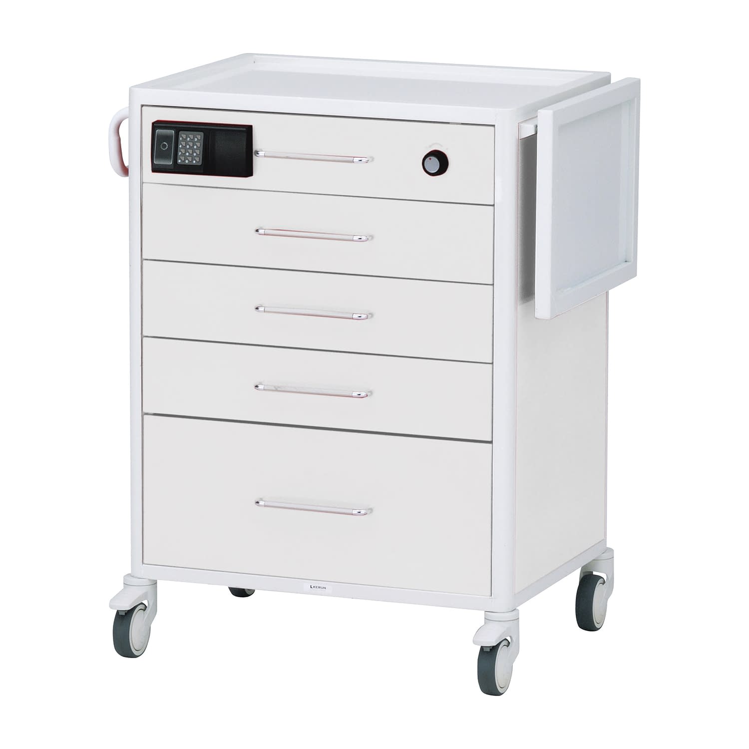 救急カート(ICタイプ)L ICタイプ、typeL、5段 エマージェンシーカート 24-9149-0104 ホワイト ケルン KC-1331(5ダン)