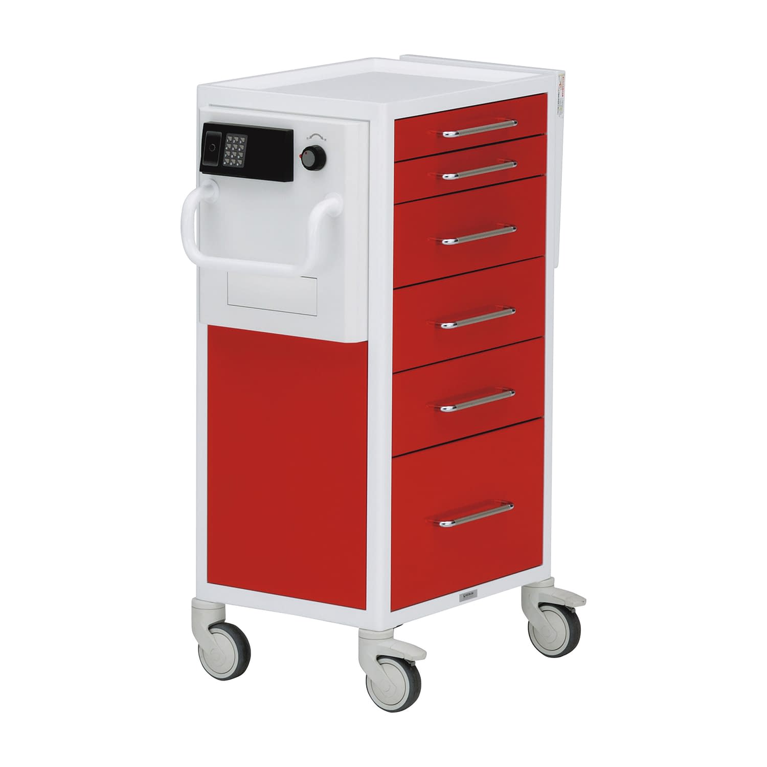 救急カート(ICタイプ)S ICタイプ、typeS、6段 エマージェンシーカート 24-9149-0205 レッド ケルン KC-1340(6ダン)