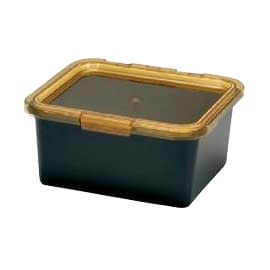 ICコンテナー(PICタイプ) 24-9163-0203 フタ：アンバー／本体：ブラック サカセ化学工業 PIC-13(345X398X190)