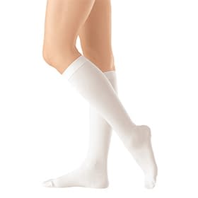 アンシルク・ビバナス(ハイソックス) 25-3591-01 アルケア 18301(L)ホワイト