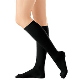 アンシルク・ビバナス(ハイソックス) 25-3591-03 アルケア 18311(L)ブラック