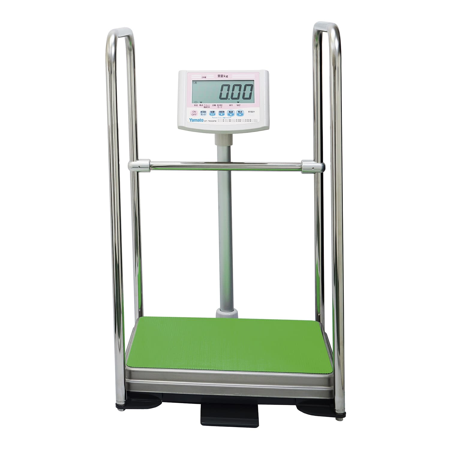 ヤマト デジタル体重計(手すり付) 24-9852-00 大和製衡 DP-7800PW-T(ケンテイヒン)