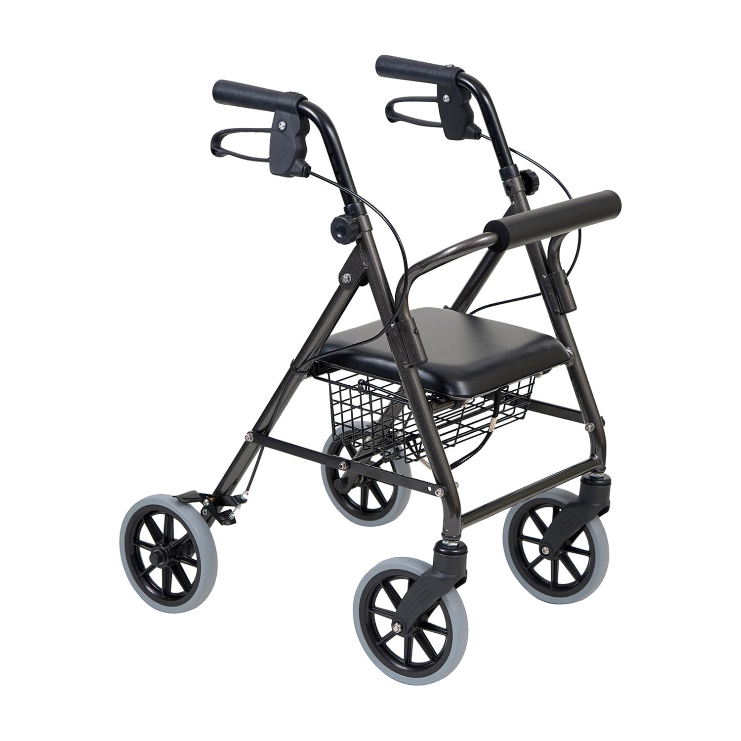 歩行車 ハッピーミニトール ハッピーミニトール 25-2542-01 竹虎 117071(ダークグレーメタリック