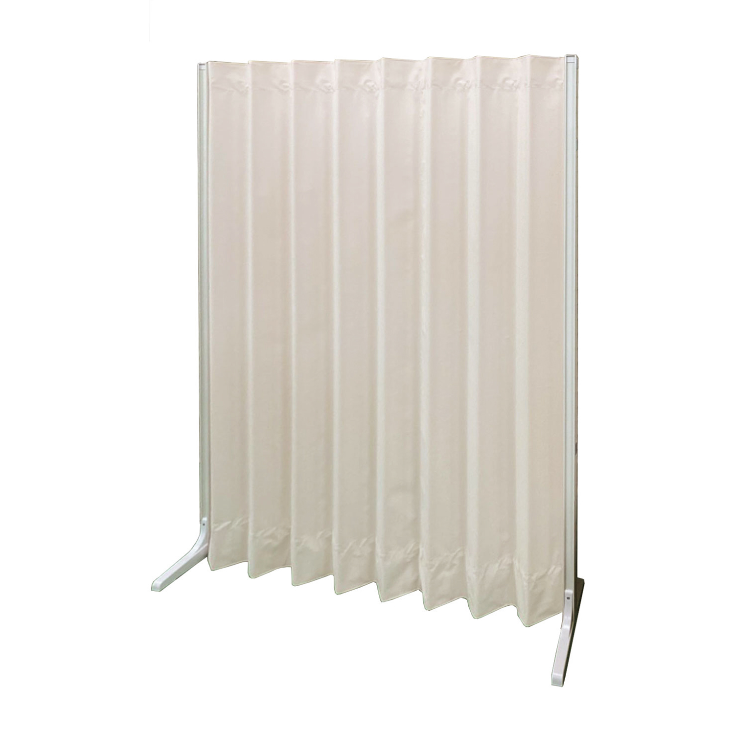 抗菌アコーディオンスクリーン(直線型 25-7358-0301 ピンク 東京ブラインド工業 W1500XD340XH1800MM