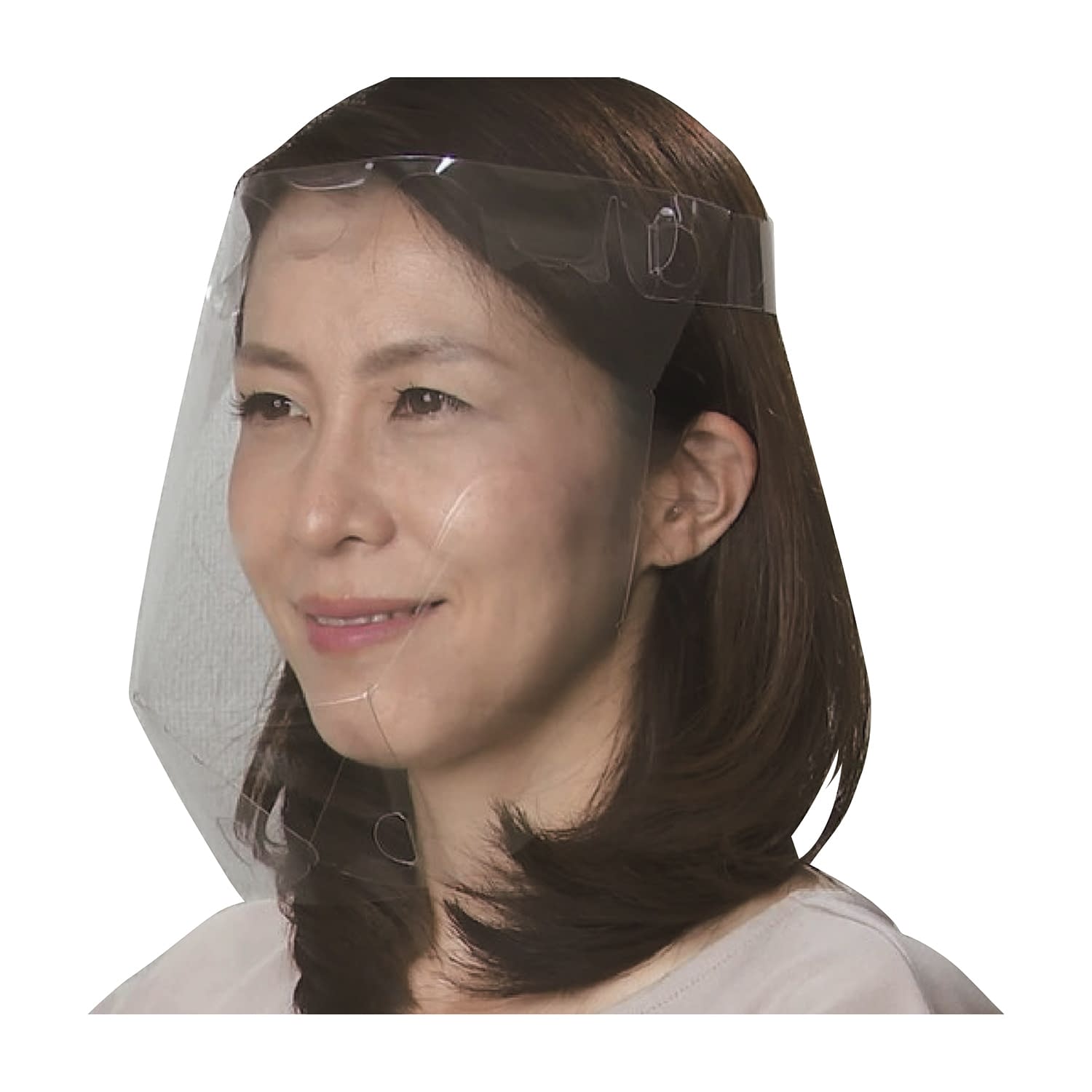 使いきりフェイスシールド(組立式) 25-6921-00 ジェイシールド 2マイX50シート