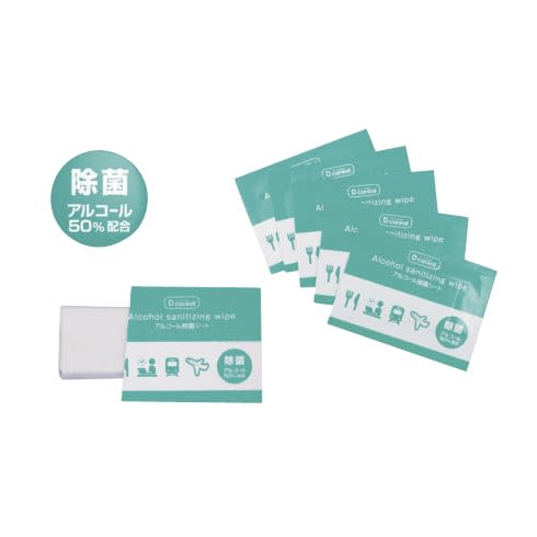 アルコール除菌シート 25-3472-00 ダイト ALS-100(100マイ)