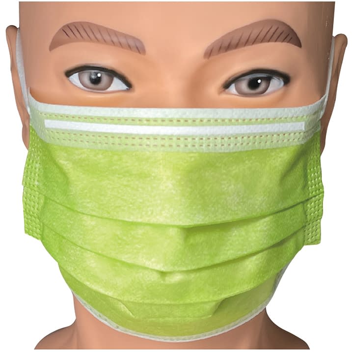 フィット使い切りマスク235 レギュラー 25-3453-03 ファーストレイト FR-235(50マイイリ)ライムグリ