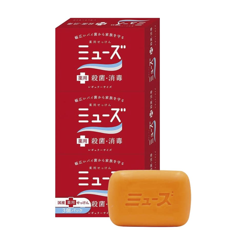 ミューズ石鹸レギュラー3個パック 24-9671-00 レキットベンキーザー・ジャパン 95GX3コ