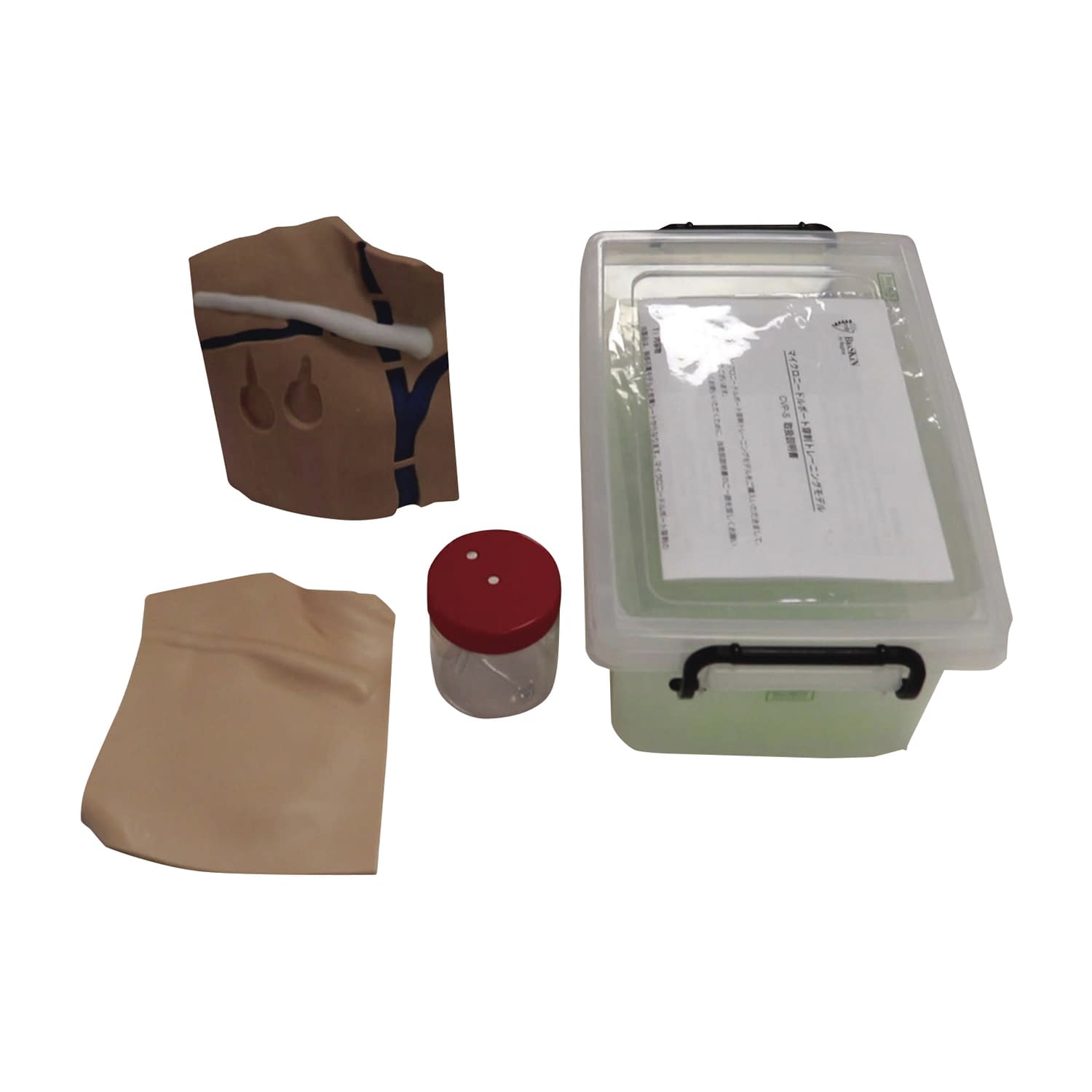 マイクロニードルポート穿刺トレーニン 注射シミュレーター 25-2408-00 バイオスキン CVP-S