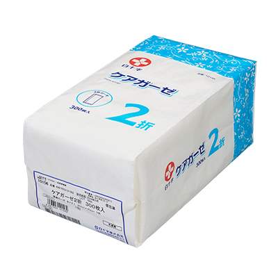 ケアガーゼ 2折 白十字 10156(300マイ)｜マツヨシ【松吉医科器械