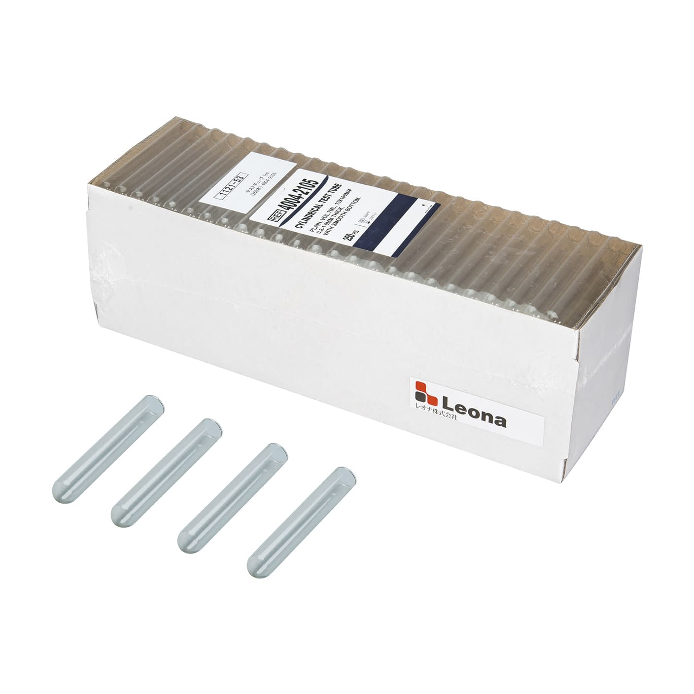 ガラステストチューブ(7ml) 試験管 24-9952-02 レオナ 4004-2105(1000ホン)