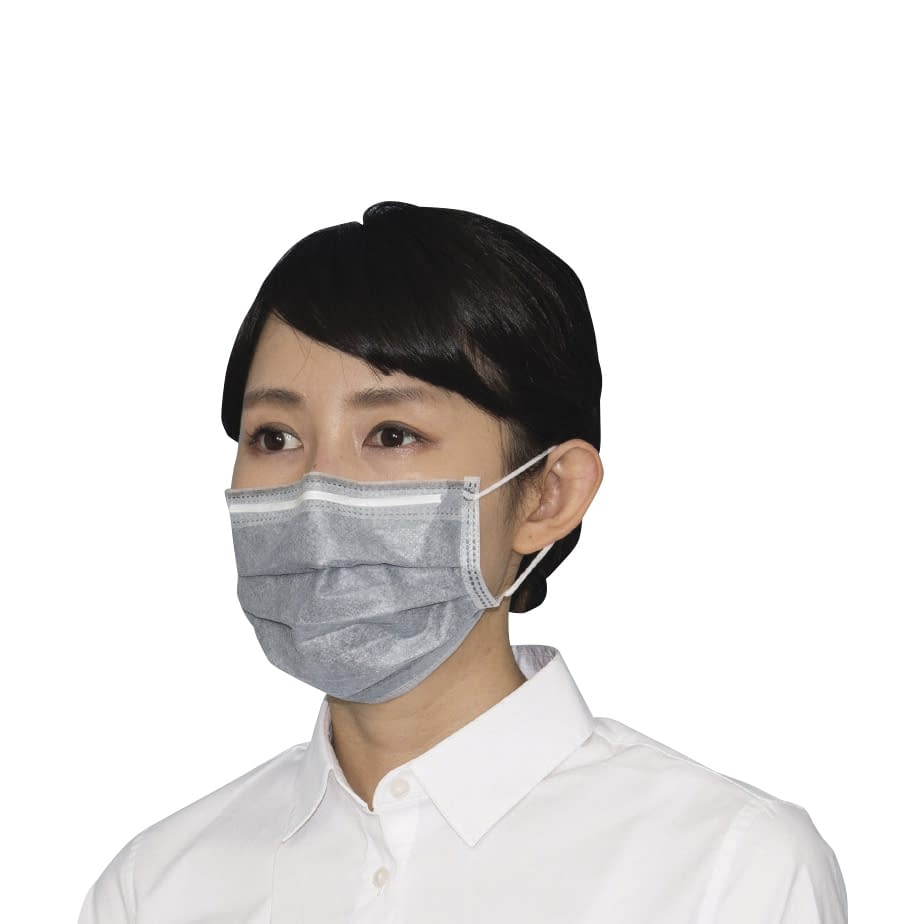 活性炭マスク 不織布マスク 25-3144-00 レオナ AM-AC(50マイ)