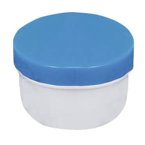 UG軟膏壷 軟膏容器 25-3658-0002 蓋:青 軟膏容器 3-58(80ML)75イリ