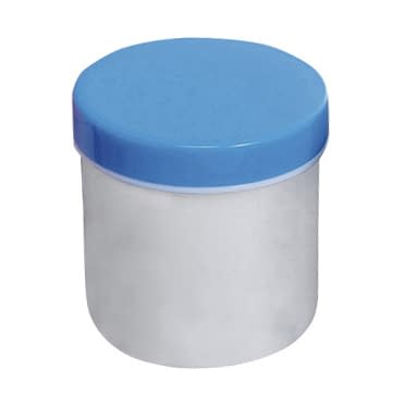 UG軟膏壷 軟膏容器 25-3659-0002 蓋:青 軟膏容器 3-56(125ML)50イリ